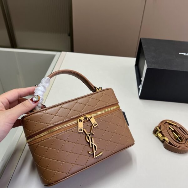 YSL Vanity Case Quilted Leather - Bag