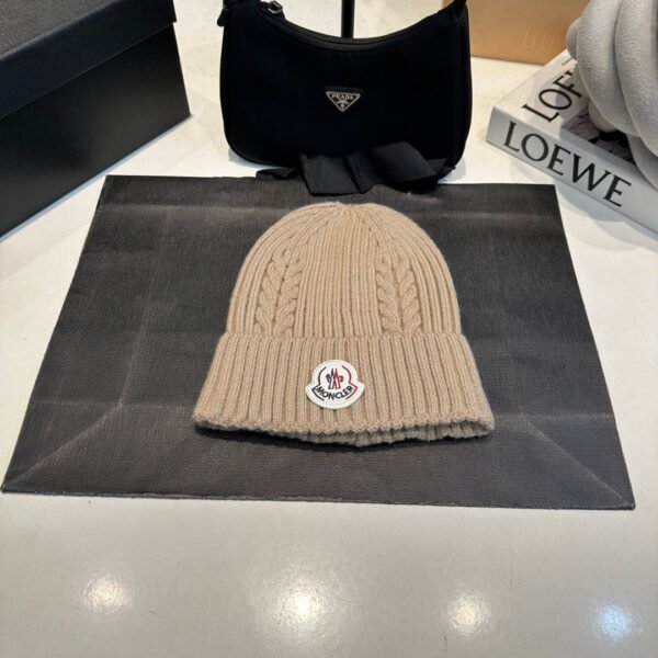 MCL Logo Beanie Beige Knit - Hat