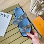 LV Waterfront Monogram Denim – Slides