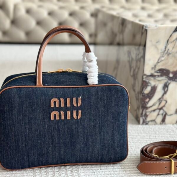 MIU Bowling Bag Denim - Bag