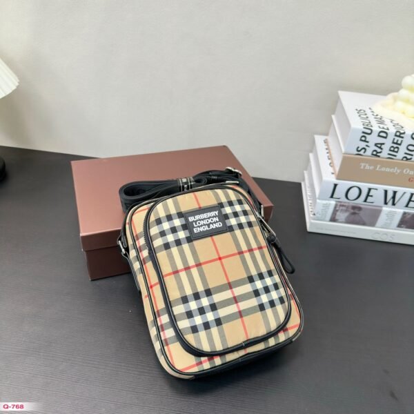 BBR Vintage Check Camera Bag Beige Check - Bag