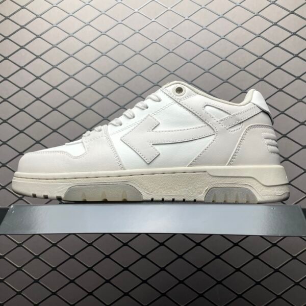 OW Out of Office Low White Leather - Sneakers