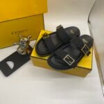 FD FF Logo Double Strap Sandals – Sandals