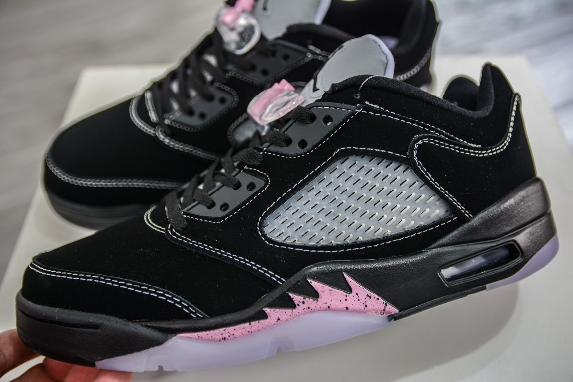 NK Air Jordan 5 Low Doernbecher Black/Pink - Sneakers - Image 7