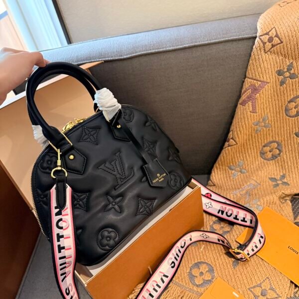LV Alma BB Black Monogram Empreinte Leather - Bag