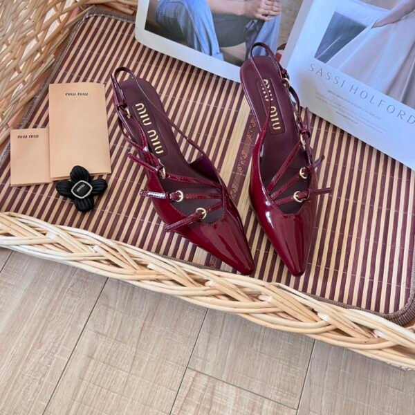 MIU Slingback Pumps - Heels
