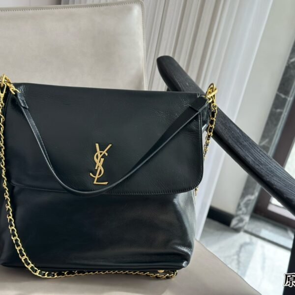 YSL Niki Large Black Leather - Bag
