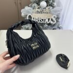 MIU Wander Matelassé Small Leather – Bag