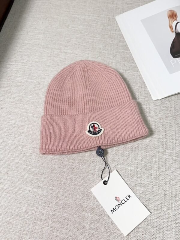 MCL Logo Beanie Pink Wool – Hut