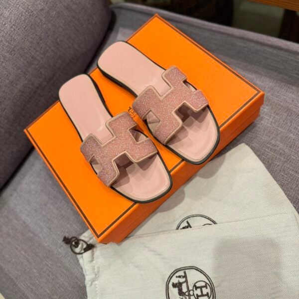 HM Oran Sandals Pink Suede - Sandals