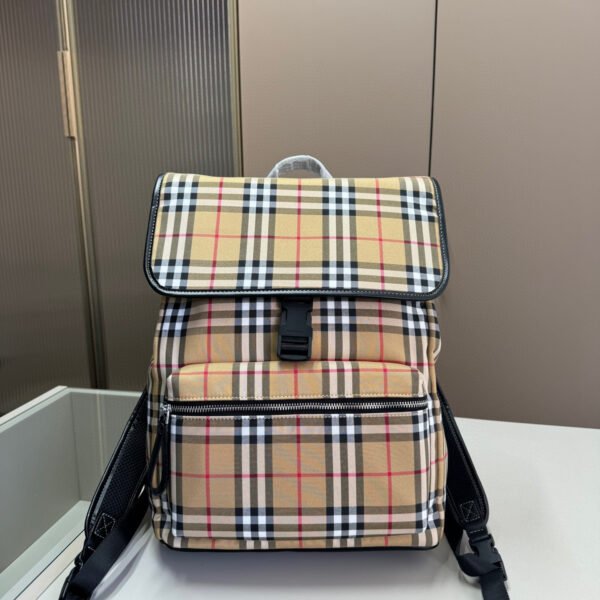 BBR Vintage Check Backpack Beige Check - Backpack