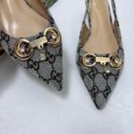 GG Slingback Pump GG Supreme Canvas – Scarpe con tacco