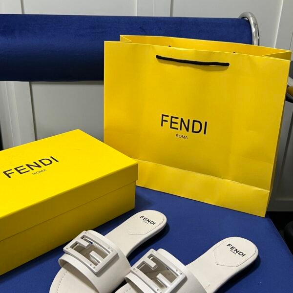 FD FF Buckle Flat Sandals - Sandals
