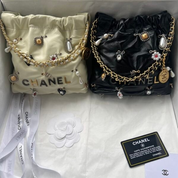 CC CC 19 Drawstring Bag Lambskin - Bag