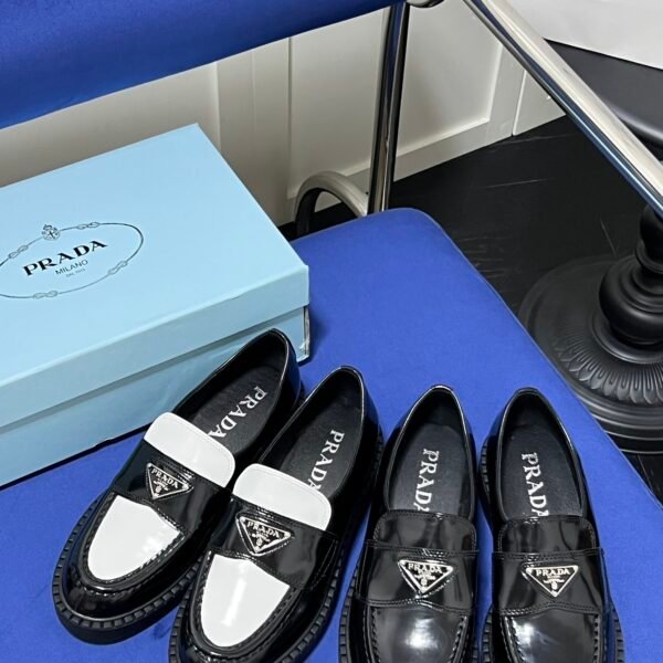 PR Brushed Leather Loafers - Shoes