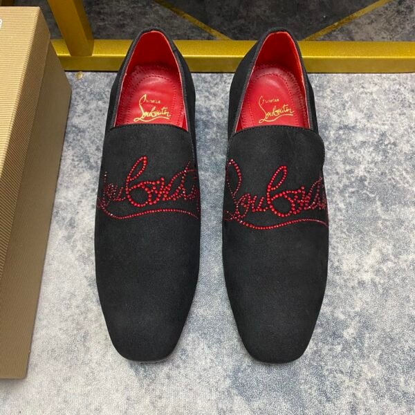 CL Dandelion Spikes Black Suede - Shoes