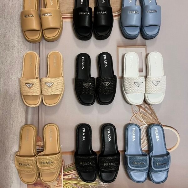 PR Woven Square Toe Slides - Slides
