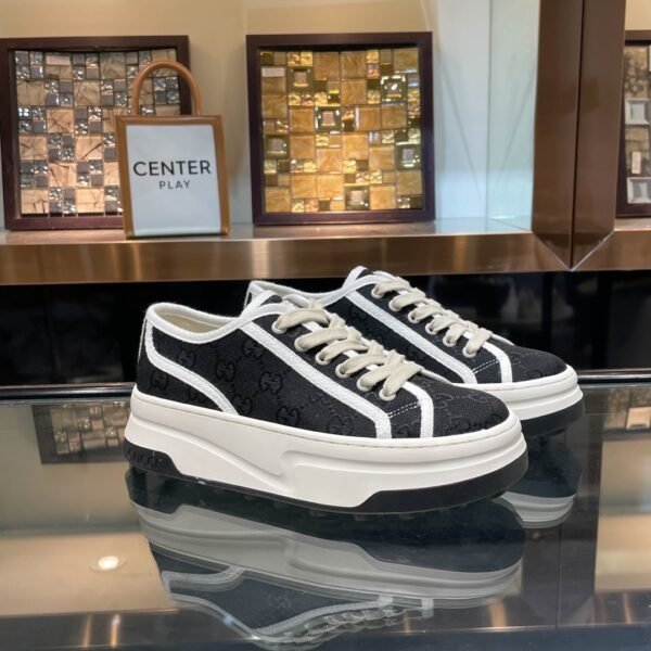 GG Tennis 1977 Black GG Canvas - Sneakers