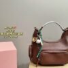 MIU Biker Bag Brown Leather - Bag