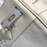HM Birkin 35 White Canvas and Leather – Bag