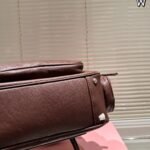 MIU Bowling Bag Brown Leather – Bag
