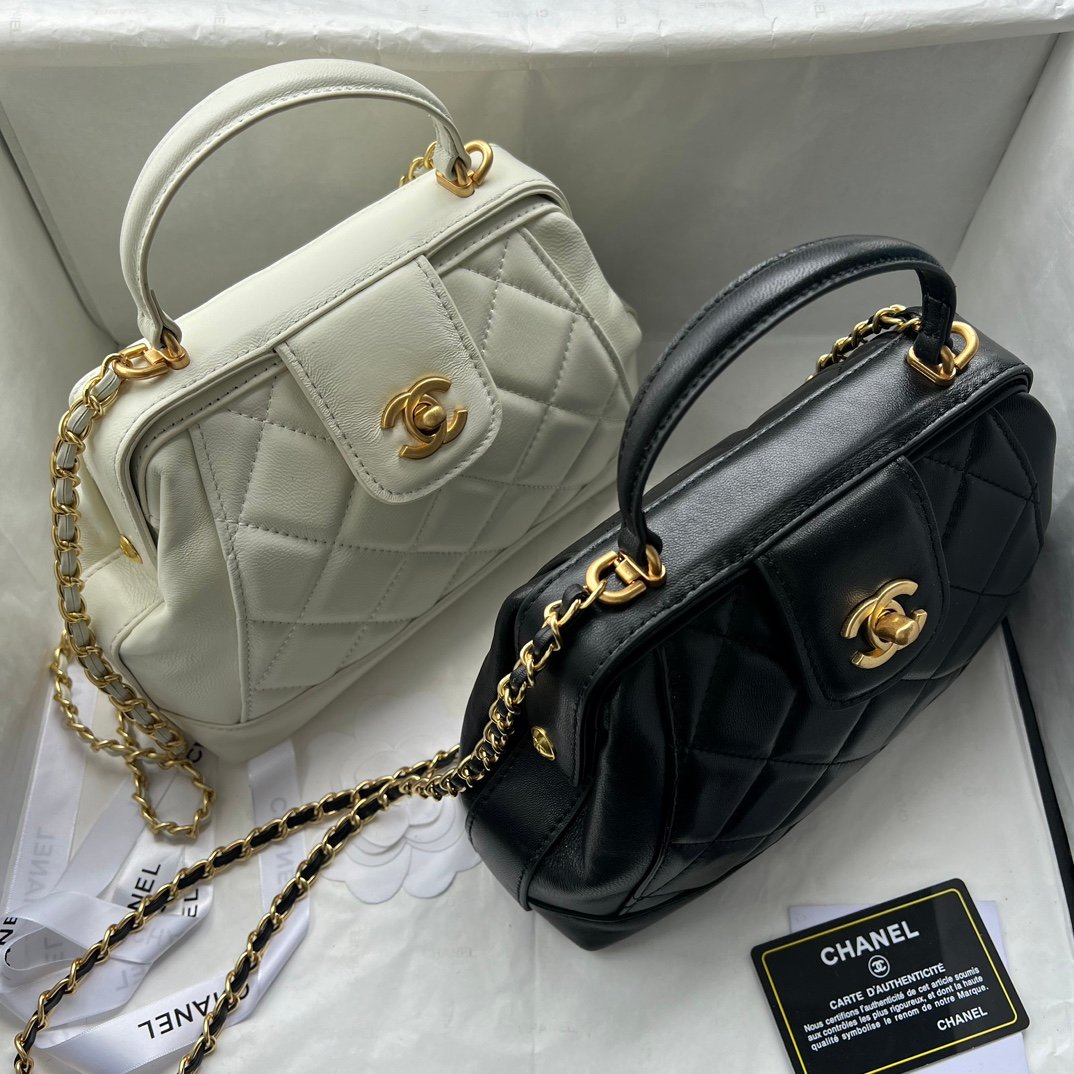 CC Coco Handle Quilted Leather - Bag