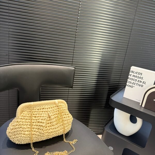 YSL Le 57 Raffia Natural Raffia - Bag