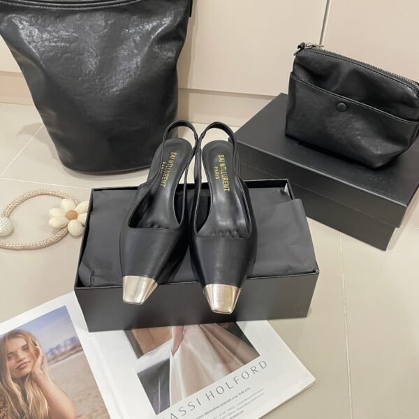 YSL Bianca Slingback Pumps - Heels