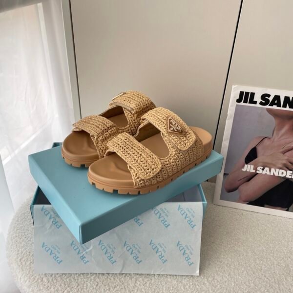 PR Raffia Sandals - Sandals