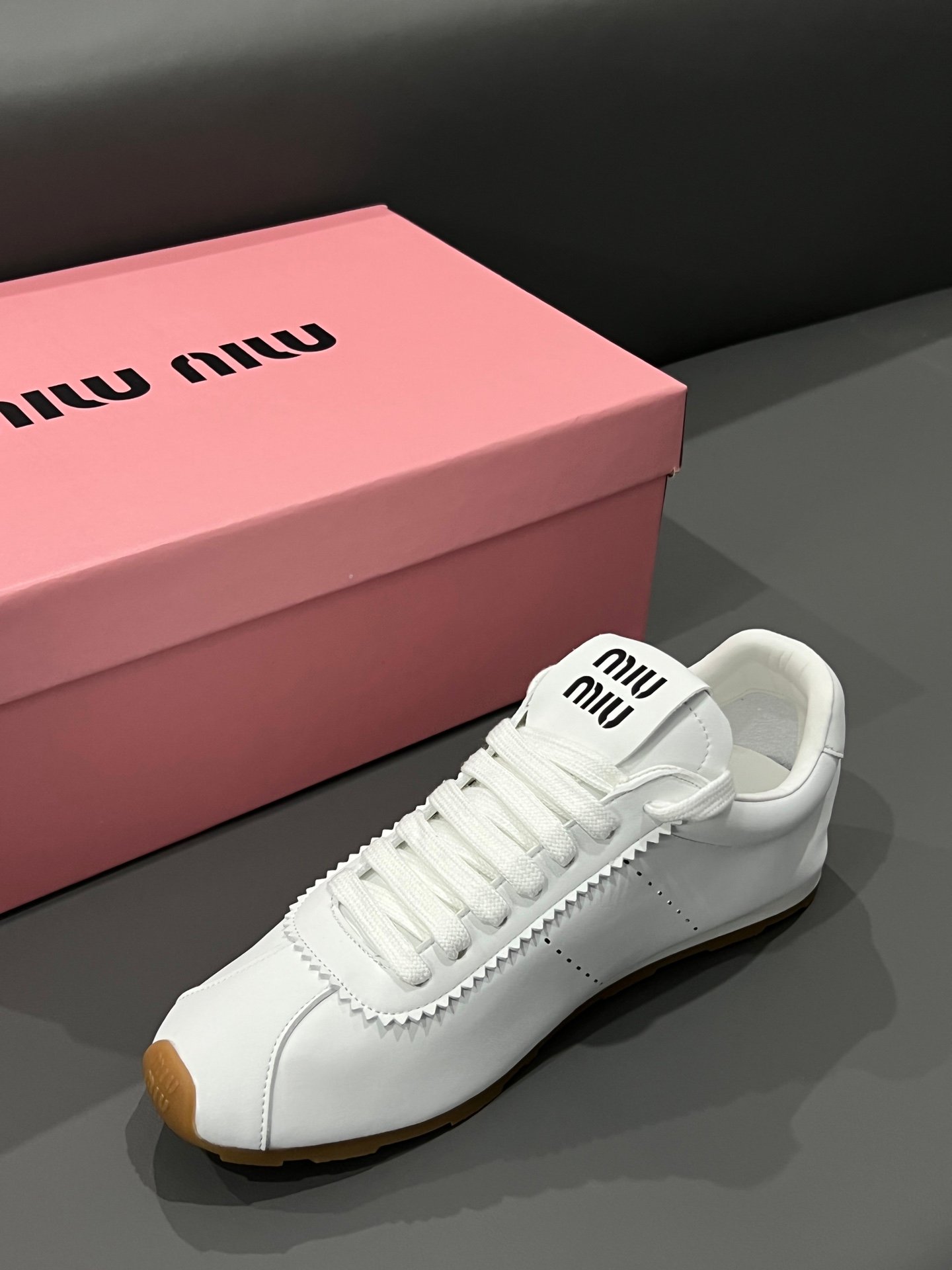 MIU Retro Trainer White - Sneakers - Image 8