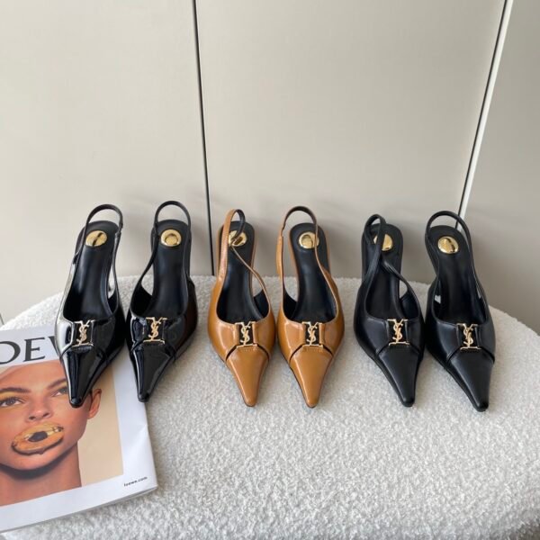 YSL Opyum Slingback Pumps - Heels