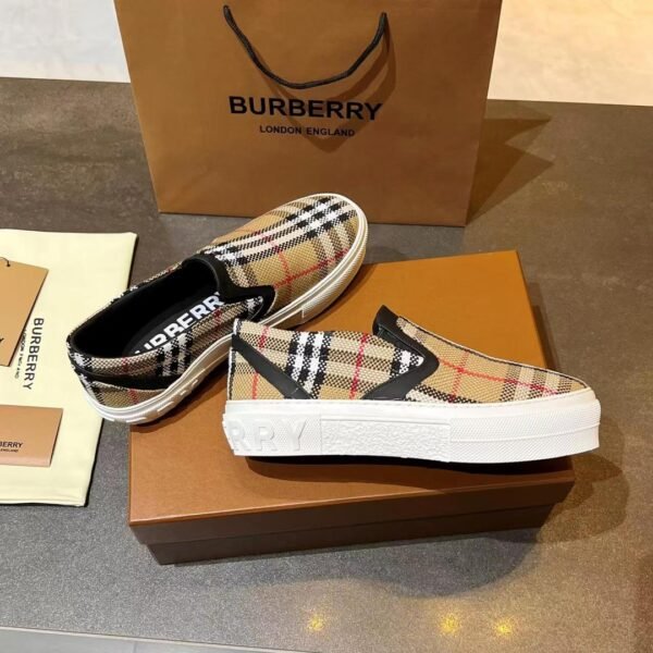 BBR Vintage Check Slip-On Sneakers Vintage Check Canvas - Sneakers