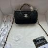 CC Wallet on Chain (WOC) Black Leather - Bag · Ref. CL20403