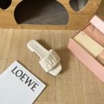 MIU Matelassé Slide Sandals – Sandals
