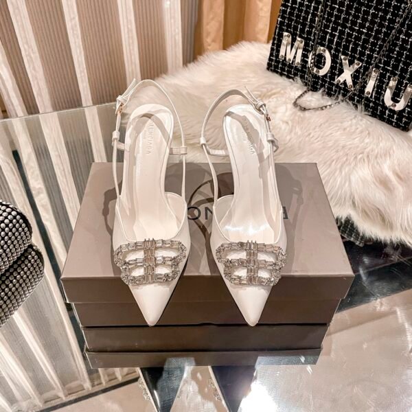 BAL Embellished Slingback Pumps - Heels
