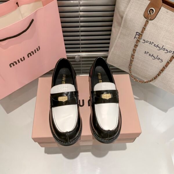 MIU Gold Coin Loafers - Shoes