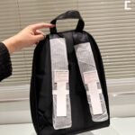 BBR Logo Print ECONYL Backpack – Sac à dos – Rouge