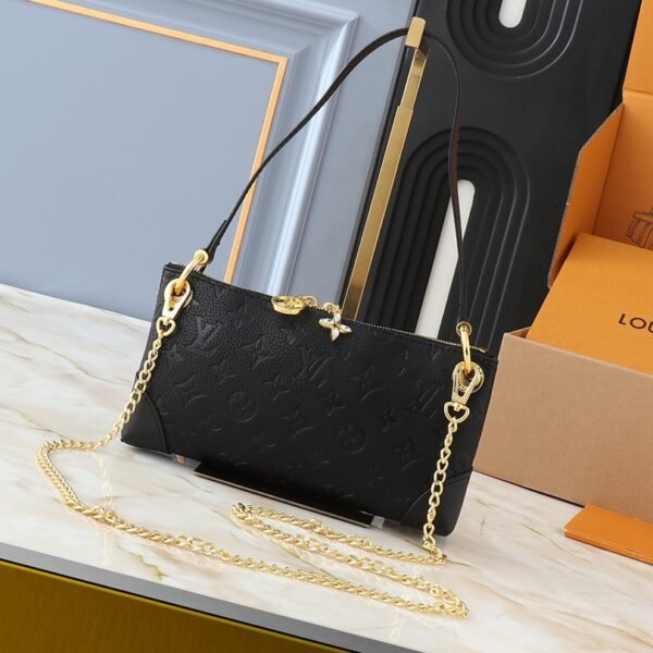 LV Pochette Métis Black Empreinte Leather - Bag