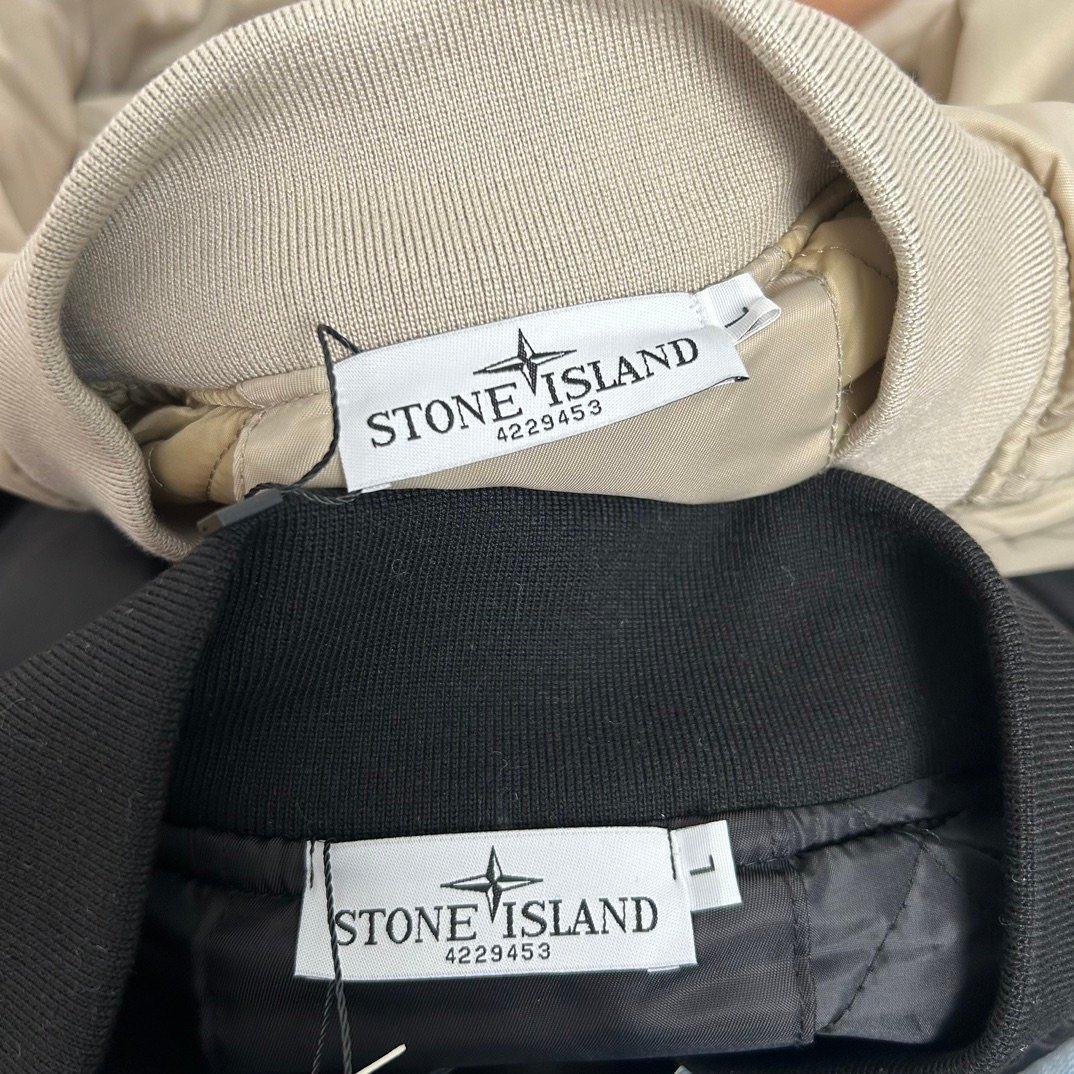 SI Ghost Piece Bomber Jacket Black/Beige - Jacket - Image 8