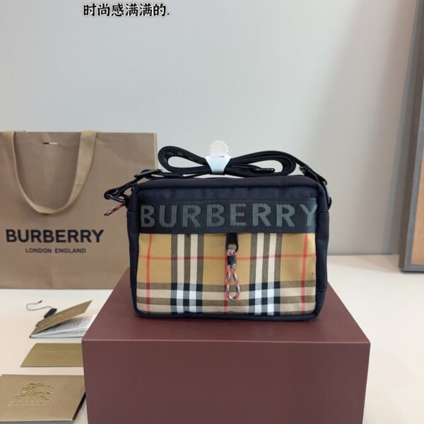 BBR Vintage Check E-Canvas Beige/Black - Bag