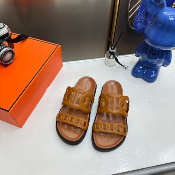 HM Chypre Sandals Gold Leather - Sandals