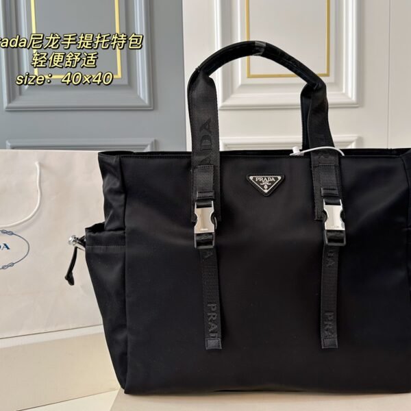 PR Vela Large Black Nylon - Bag
