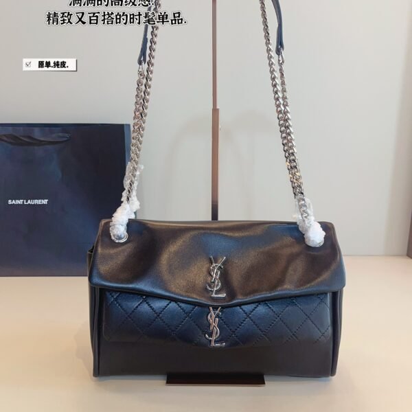 YSL Loulou Small Black Leather - Bag