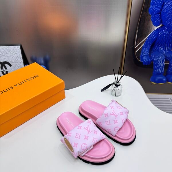 LV Waterfront Pink Monogram - Slides