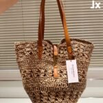 YSL Panier Medium Raffia – Borsa
