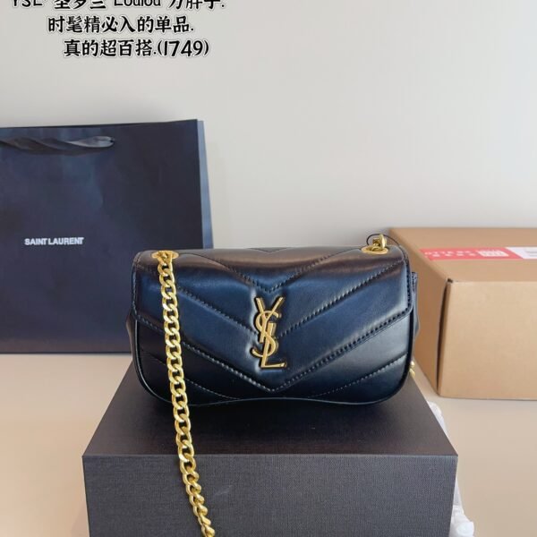 YSL Loulou Toy Black Leather - Bag