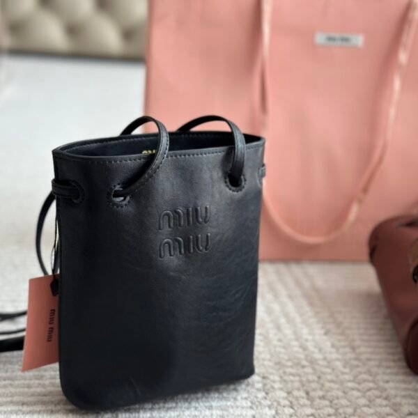 MIU Wander Black Leather - Bag