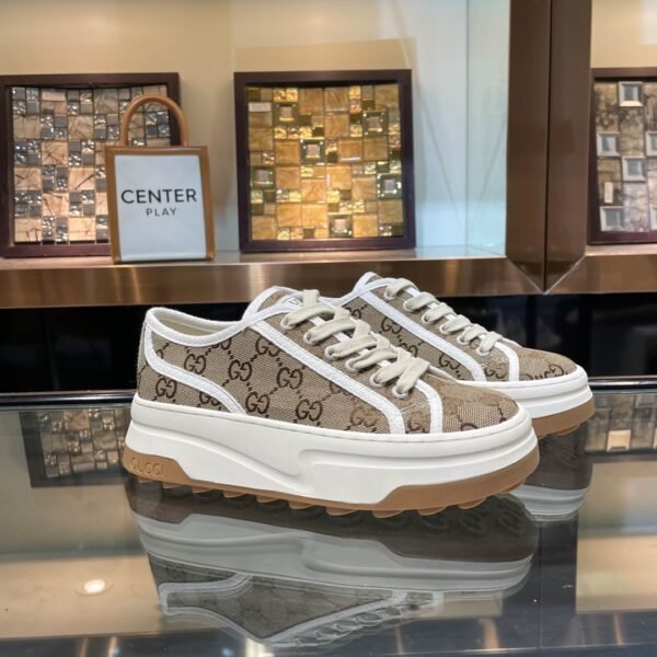 GG Tennis 1977 Beige GG Canvas - Sneakers