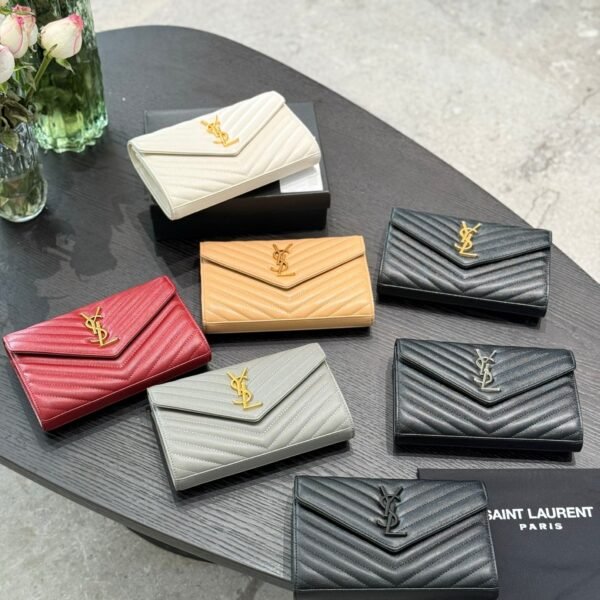 YSL Envelope Wallet on Chain - Bag