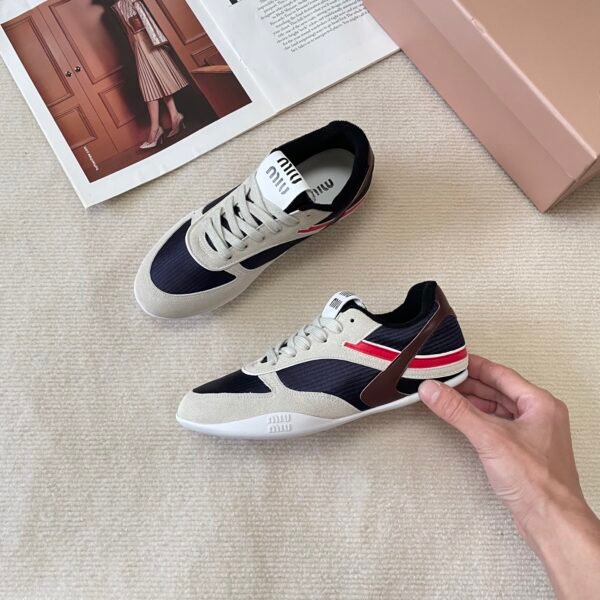 MIU Logo-Embellished Sneakers - Sneakers